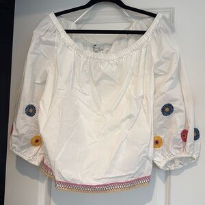 Madewell off the shoulder blouse